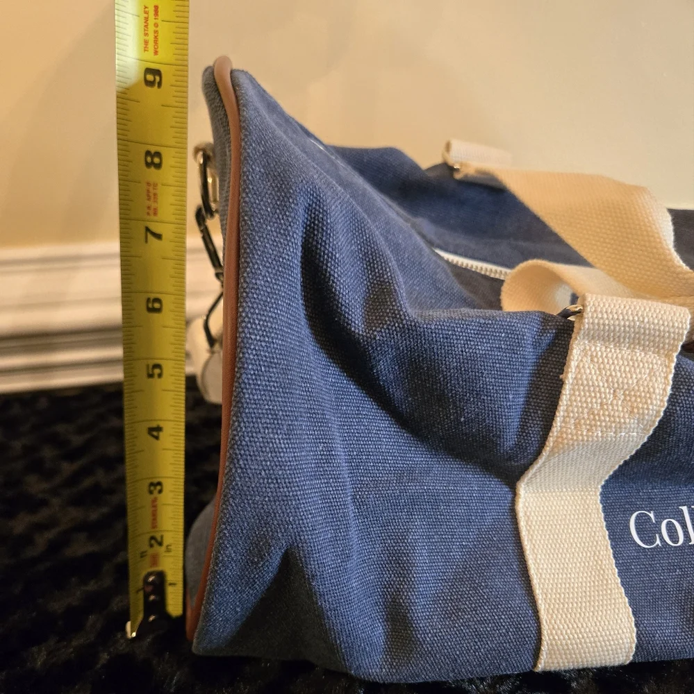 Collars & Co. Denim Gym Bag/Travel Carry-on Bag
